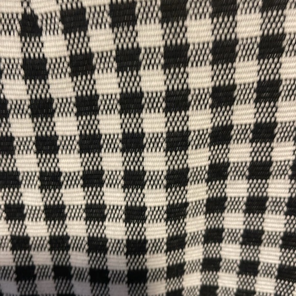 ANN TAYLOR 2petite.NW/O tags.black & white plaid.Invisible zipper.kick pleat. - Picture 9 of 11